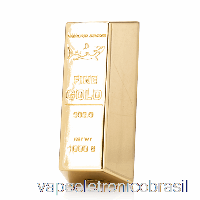 Vape Recarregável Hamilton Devices Gold Bar 510 Bateria Ouro